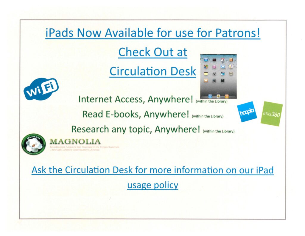 iPad Services Now Available Carnegie Public Library