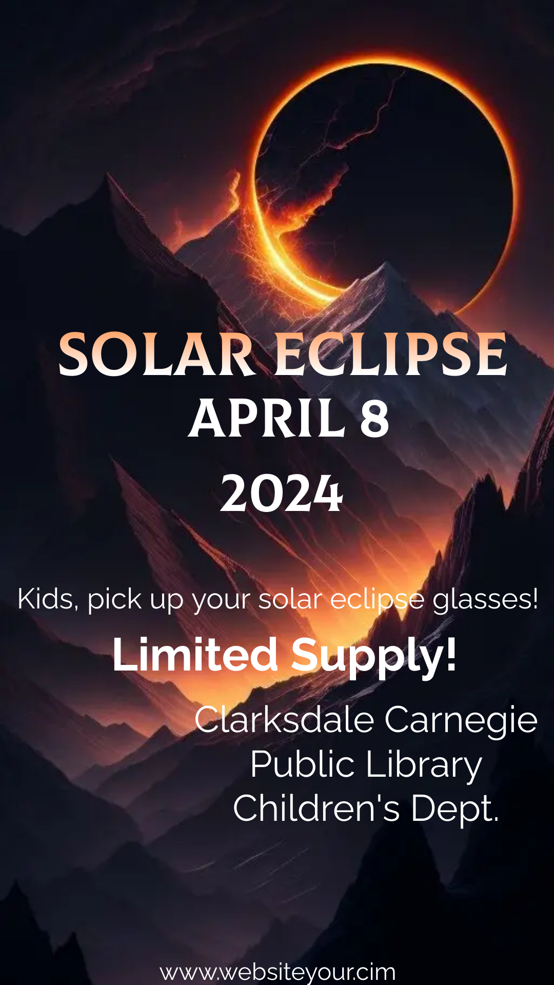 Solar Eclipse 2024 Carnegie Public Library