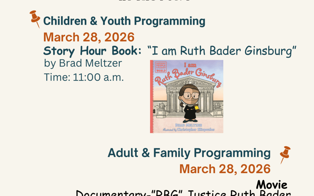 Celebrating Women in History- March 28, 2026