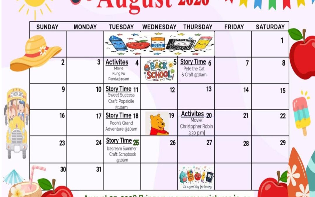 August 2026 Calendar