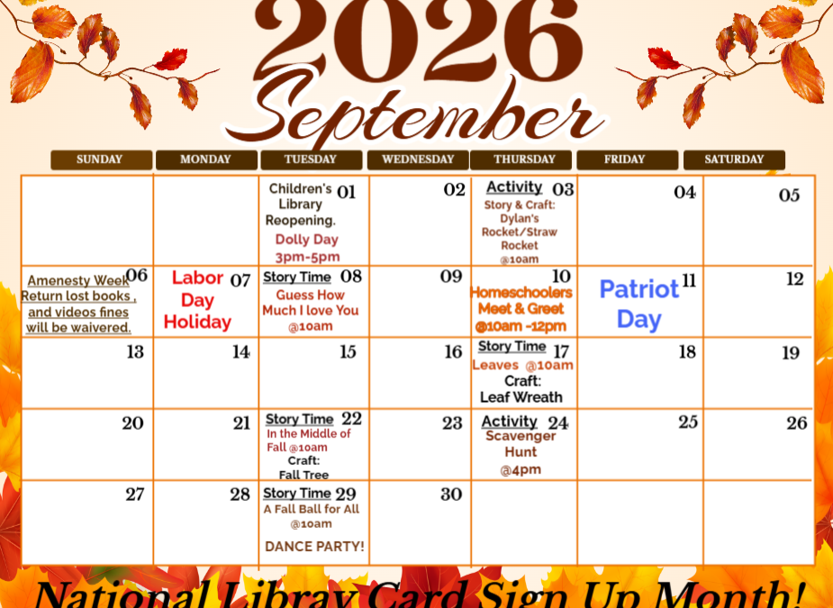 September 2026 Calendar